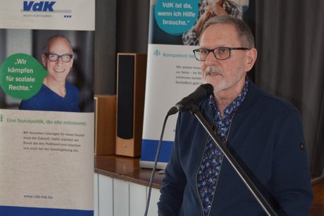 75 Jahren VdK Ortsverband Stra&szlig;berg - Bericht Kassier, Franz Bantle