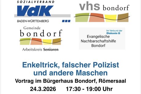 Vortrag Enkeltrick ,falscher Polizist und andere Macken