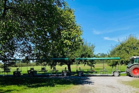 Apfelzügle Mostbauer Auslug