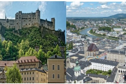 Salzburg Burg und Stadt