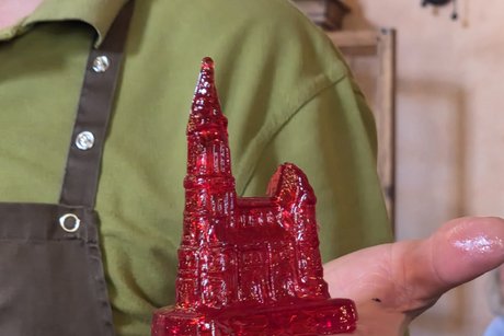 Das fertig gegossene Ulmer M&uuml;nster