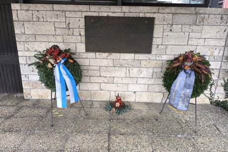 Kranz in Sparwiesen OV Uhingen, Ortschaftsrad Sparwiesen