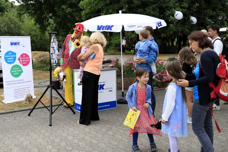 VdK Clown mit dem Glücksrad
