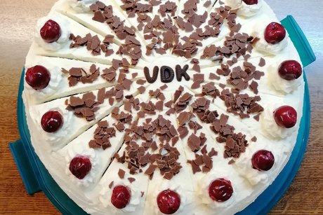 VdK Torte Es gab sogar eine eigene selbstgebackene Vdk-Torte
