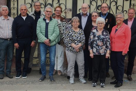 Vorstandschaft des VdK Rauenberg als Gruppe