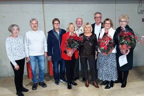 Foto der geehrten Mitglieder