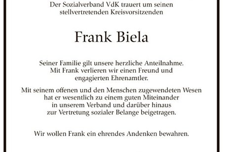 Traueranzeige KV Leonberg in der StZ / LKZ