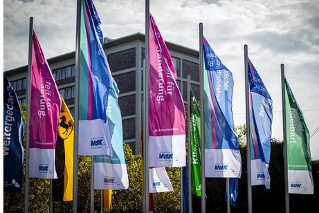 Verschiedene VdK-Fahnen