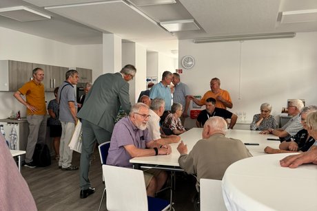 Blick in die Gästerunde