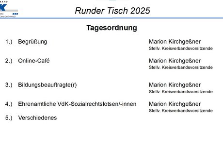 Runder Tisch 2025 im Gasthaus "Zur Wanderlust" in Hettingen