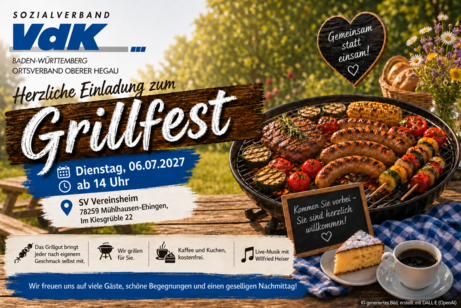 Grillfest am 06.07.2027