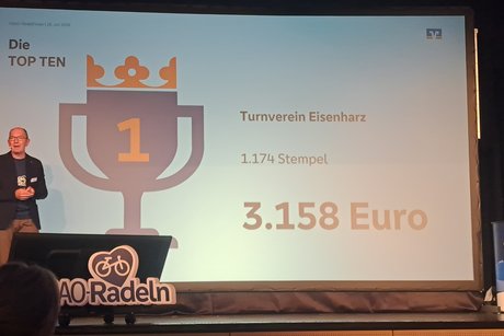 und der h&ouml;chstverdiente, herausragende Platz 1