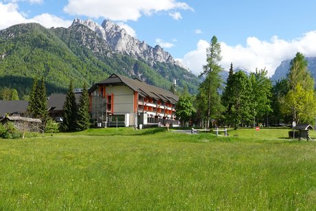 unser Hotel "Kompas" in Kranjska Gora