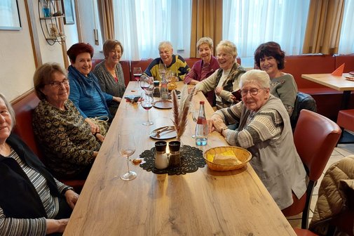 Damenrunde im Musikerheim in Ditzingen
