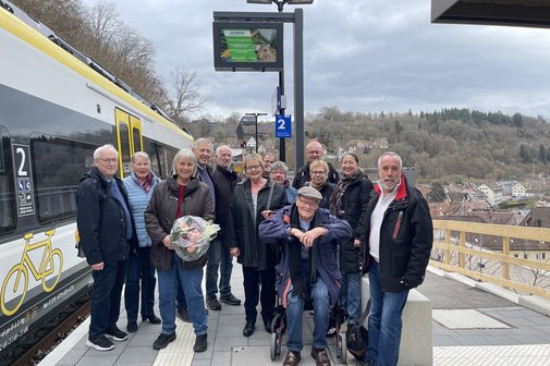 Die Vorstandschaft des Kreisverbandes Leonberg Gruppenbild mit den Mitgliedern des KV Leonberg