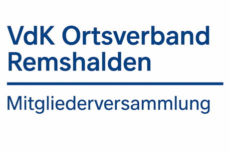 OV Remshalden Mitgliederversammlung