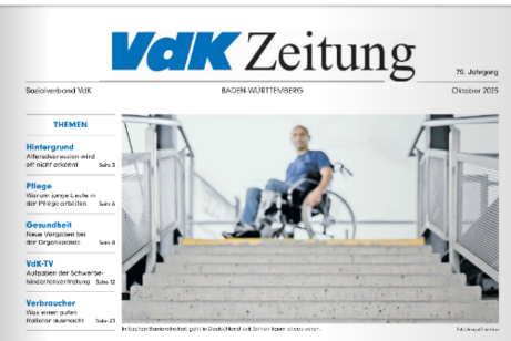 Titelbild der VdK Zeitung