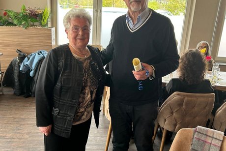 Erika und Albert - Verabschiedung von Albert aus der Vorstandschaft