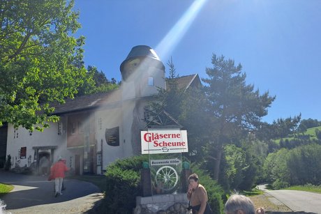 Bild zeigt die Gläserne Scheune