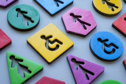 Symbole f&uuml;r Menschen mit Beeintr&auml;chtigungen