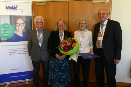 Gruppenfoto der Verabschiedung von Ursula Moosburger und Josef Haug