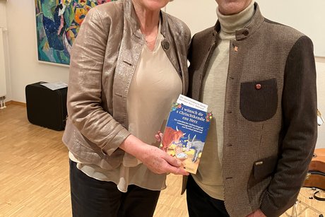 Roswitha Willburger und Schwäbischer Mundartbarde Barny Bitterwolf