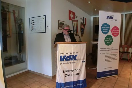 Begrüßung durch den Kreisverbandsvorsitzenden Roland Sauter