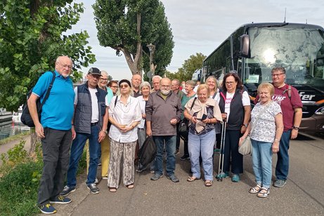 VdK-Teilnehmer, Ankunft in Breisach