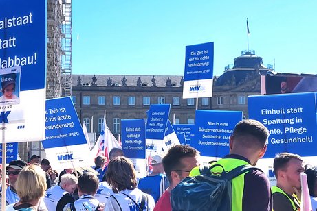 Demo in Stuttgart