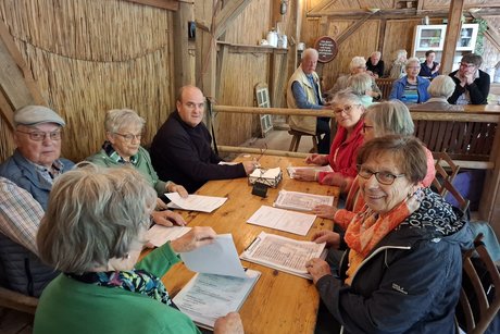 gemütlicher Abschluss im Martinshof in Ihringen