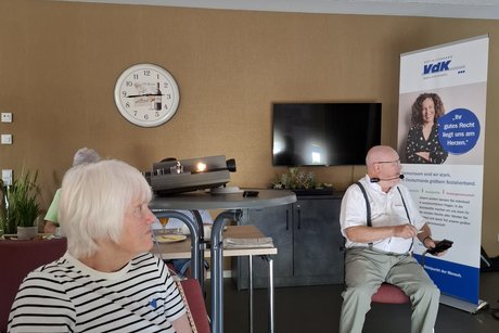 Kakteenexperte Holger Dopp bei seiner Pr&auml;sentation