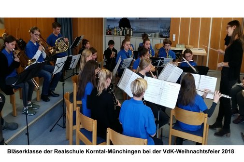 Bläserklasse Realschule Korntal-Münchingen beim VdK 2018