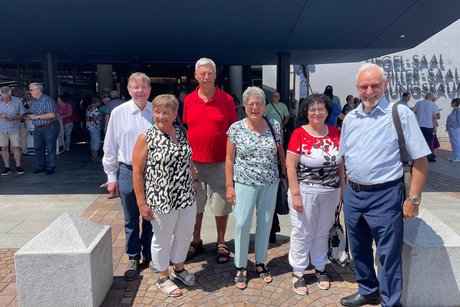 v.l.Helmut Raschdorff,Anita Kienle,Georg Huber,Gabriele Geppert,Inge Roser,Ernst Schilling