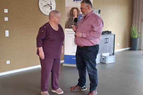 Ehrung 30 Jahre, Margret Killig ehemalig Schriftf&uuml;hrer und Erich Weik