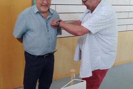 VdK Vorstand Anton Rieg wurde für 25 Jahre Mitgliedschaft geehrt!