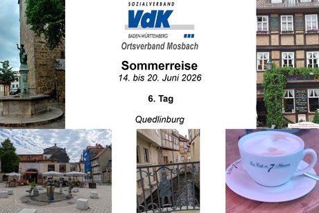Sommerreise 2026 - Tag 6: Quedlinburg Sommerreise 2026 - Tag 6: Quedlinburg