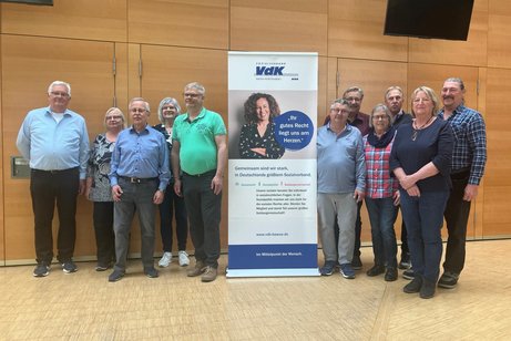 Bild vom neuen Vorstand des VdK Kreisverbandes Waiblingen