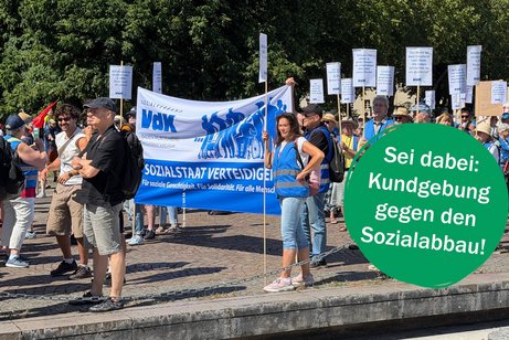 VdK Mitglieder demonstrieren