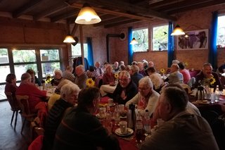 VdK Mitglieder beim Kaffee in der Jagstal - Ranch