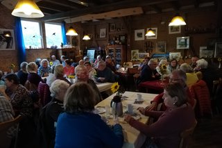 VdK beim gemütlichen Kaffee trinken in der Jagsttal - Ranch