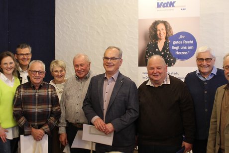 Ehrungen - vierter von rechts Siegfried Staiger