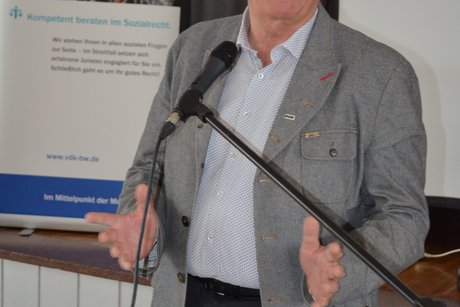 75 Jahren VdK Ortsverband Stra&szlig;berg - Thomas Sch&auml;rer, VdK Kreisverband Sigmaringen, Kreisverbandsvorsitzender