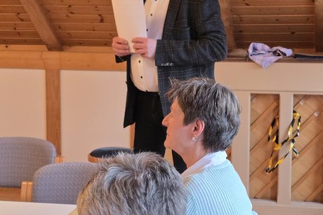 Der neue Vorsitzende, Torsten Ilchmann, bei der Vorstellungsrede