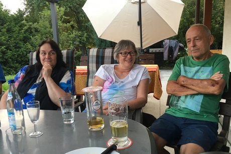 Teilnehmer in guten Gesprächen