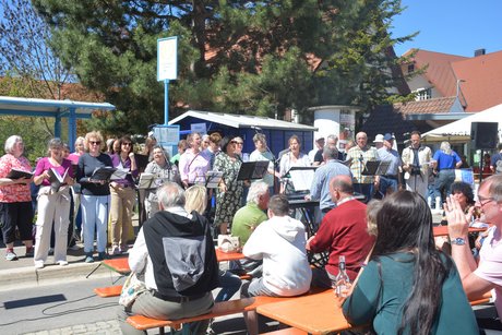 G&auml;ste beim Maibaumfest