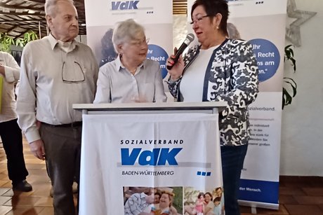 Verabschiedung der Beisitzer Waltraud und Günter Gehrke