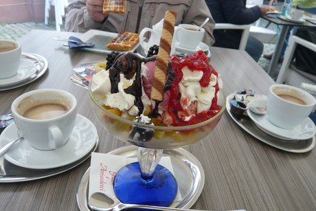 Angenehme Seite des Ausflugs, echt lecker