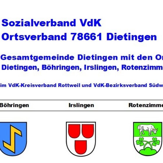 VdK-Ortsverband Dietingen mit Ortsteilen