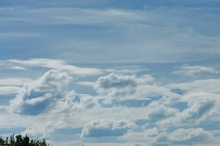 Blick in die Wolken