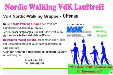 Symbolbild der VdK Noric Walkinggruppe